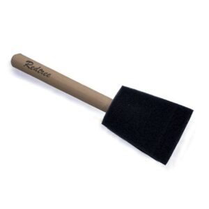 Red Tree Foam Brush Wood Handle